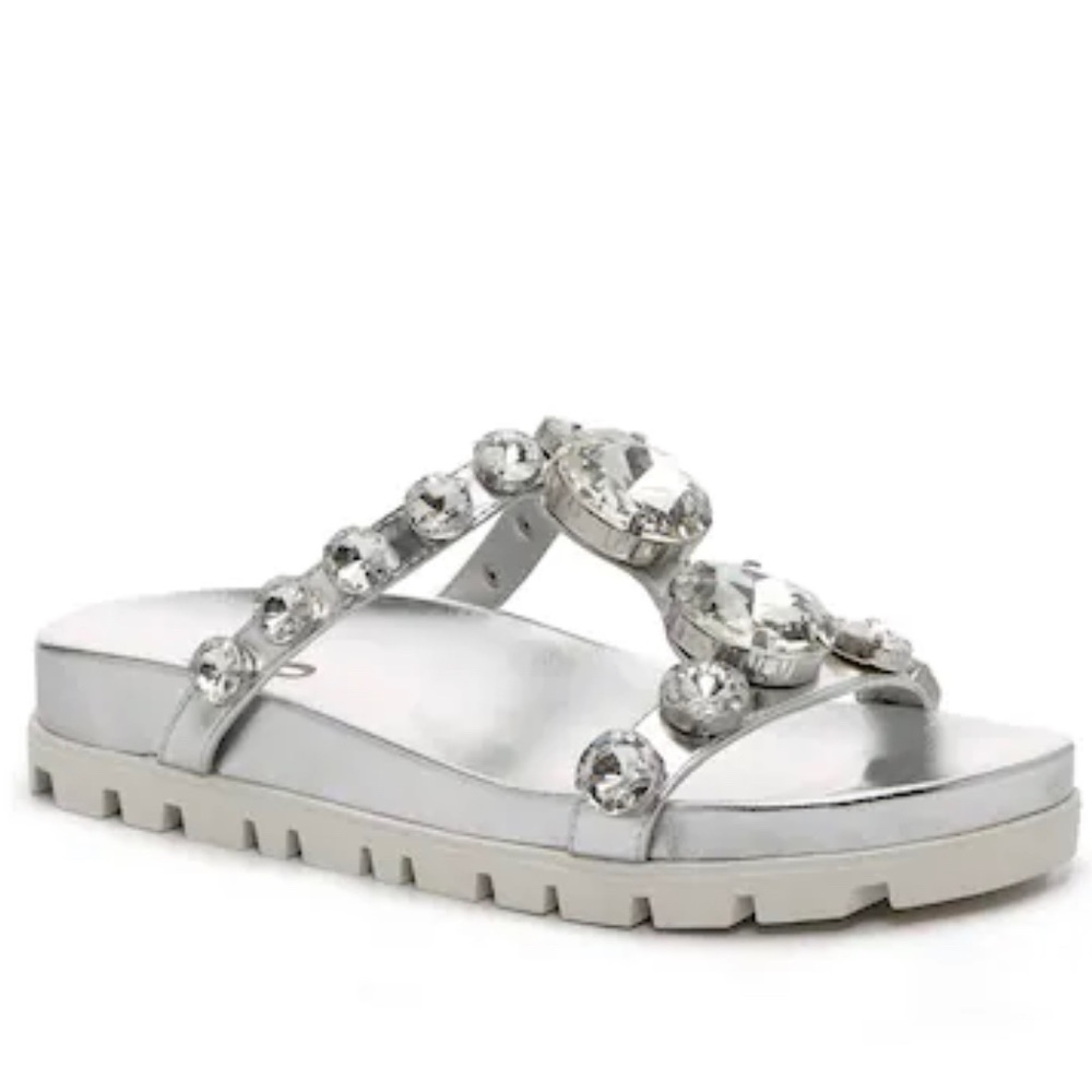 (NEVER WORN) Mix No. 6 Rhinestone Sandals